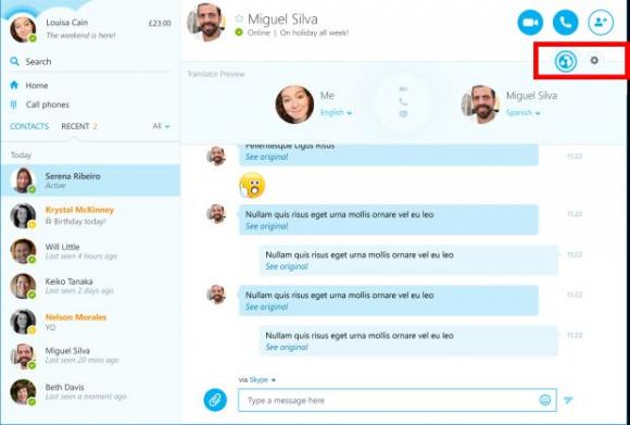 Skype запустила синхронний переклад голосових дзвінків