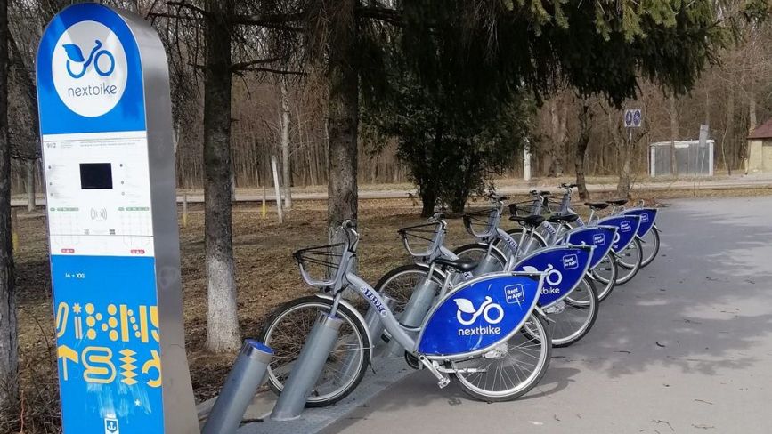 У Вінниці розпочинає роботу велопрокат Nextbike. ФОТО ДНЯ