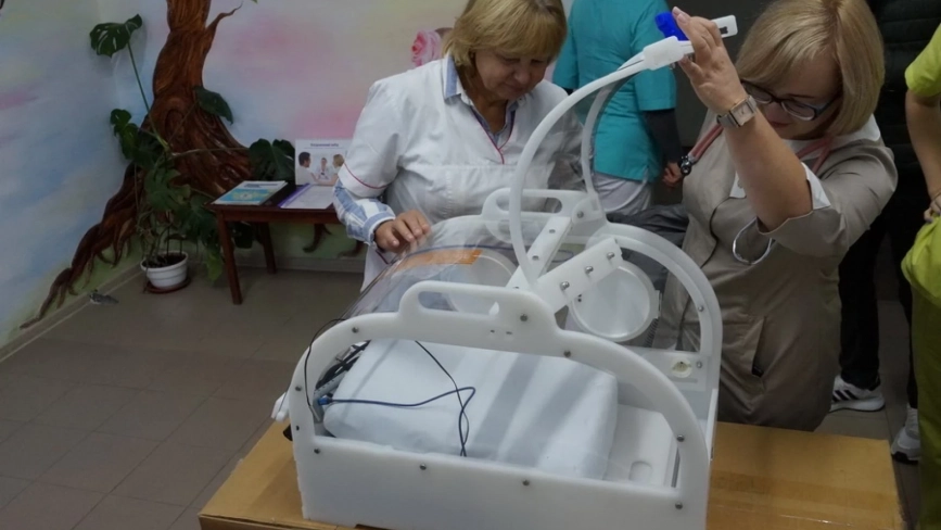У Бершадській лікарні з’явився сучасний апарат для виходжування новонароджених дітей