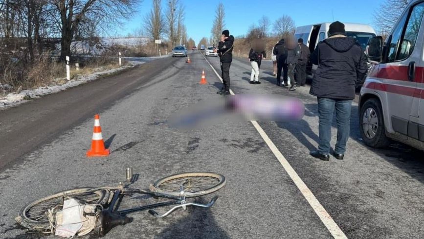 У Жмеринському районі в аварії загинув велосипедист