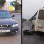 Аварії біля Вінниці: водій на вантажівці врізався в Daewoo, а скутеріст влетів під автобус