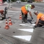 У Вінниці впродовж тижня відновлять дорожню розмітку на п'яти вулицях