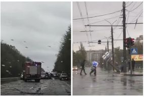 Негода на Вінниччині валить дерева та зносить зупинки. ВІДЕО