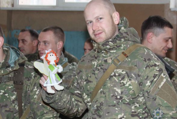 Полтавський зведений загін поліцейських відправився у зону АТО