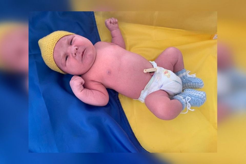 Мешканка Павлівки народила малюка-козака вагою понад п’ять кілограмів