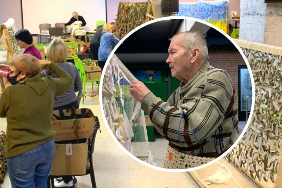 «Військові захищають нас, а ми їх». Про волонтерів, які плетуть сітки з 2014 року