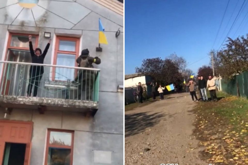 Вінницькі військові підняли синьо-жовтий прапор у Благодатному на Херсонщині
