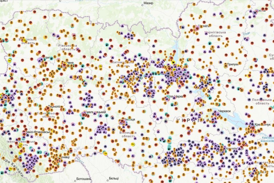 На Вінниччині облаштували 193 Пункти незламності (Мапа з адресами)