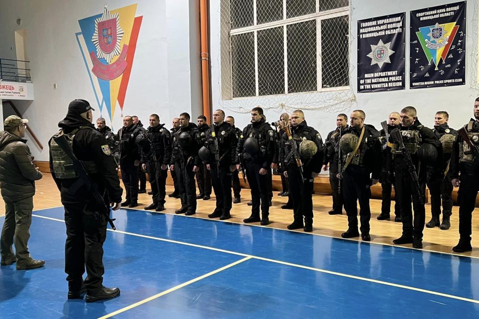 Зведений загін вінницьких поліцейських вирушив на деокуповану Харківщину