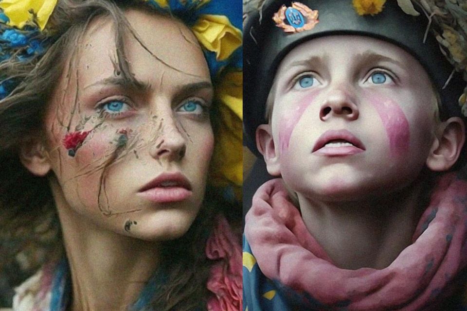 Патріотичні і ліричні. Художник Володимир Козюк створює картини в тандемі зі штучним інтелектом