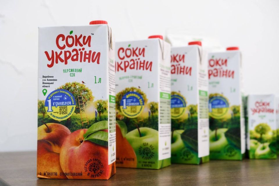 Купуй "Соки України" та допомагай армії. Гривню з кожного літру передаємо захисникам (блог "БФ Олега Гончарука”)