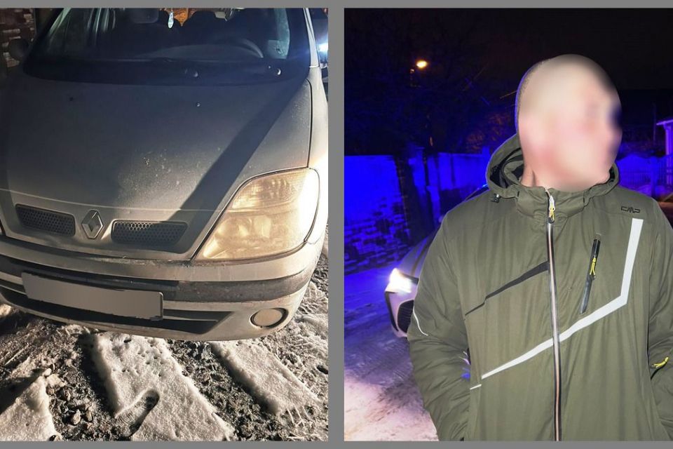 П'яний за кермом та без прав: у Вінниці зупинили водія на Renault Scenic