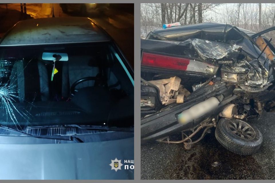 У Вінниці автівка збила жінку, а біля Калинівки не розминулись дві іномарки. Двоє в лікарні