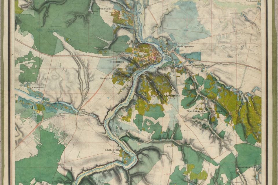 Вінницькі історики опублікували унікальний документ — план міста 1840-х років
