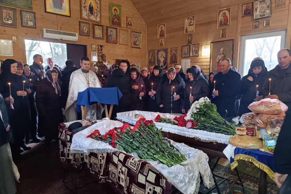 «Де моя дитина?» — останнє питання загиблої. Немирів попрощався з подружжям Остапенків