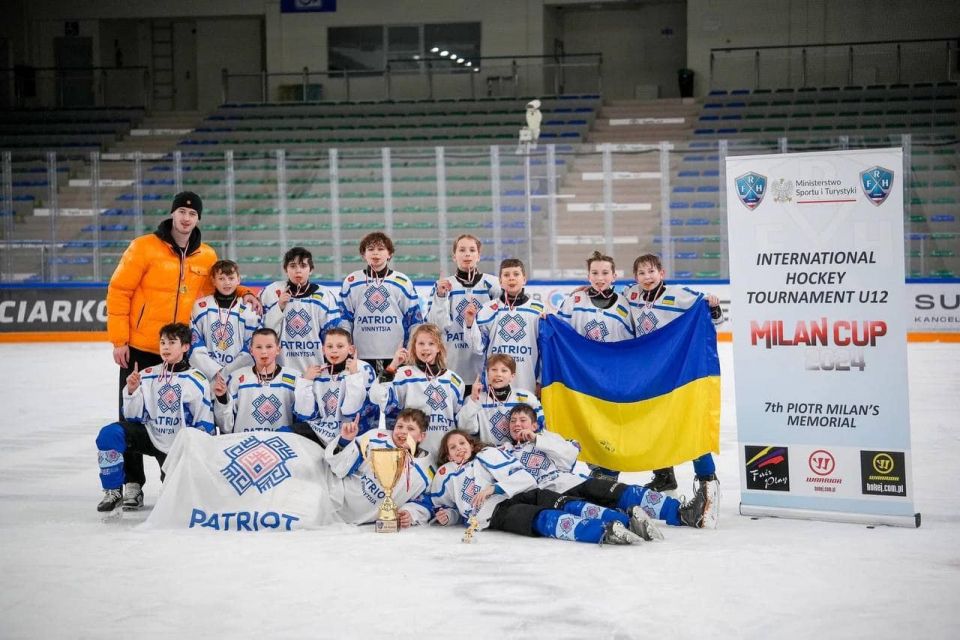 «Ми — володарі «MILAN CUP 2024!». Хокейний клуб «Патріот» здобув перемогу на міжнародному турнірі