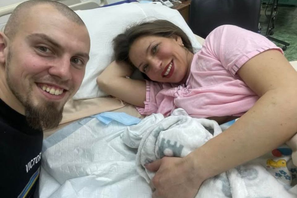 У вінницького ветерана Романа Кашпура народилась донечка