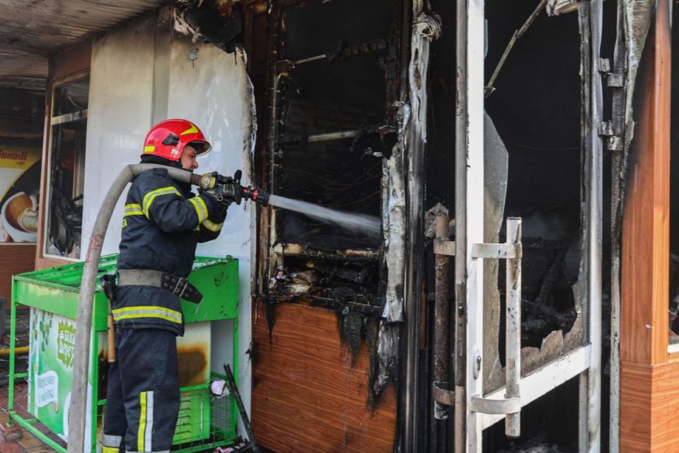 Пожежа в кав'ярні у Вінниці: згорів бізнес волонтерки, яка чекає чоловіка з полону