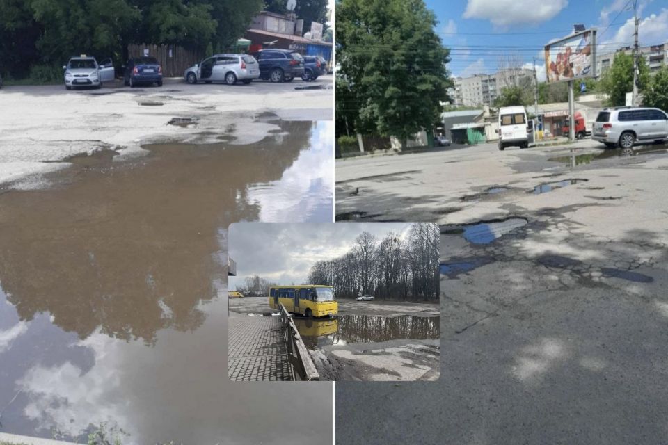 «За територію відповідає орендар»: дізнались, чому не латають ями на автостанції «Східна»