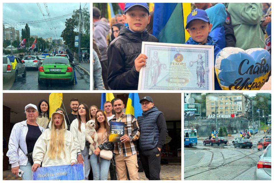 Вінниця встановила рекорд: колона з понад 400 машин проїхала містом на честь військових