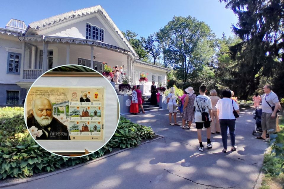 Портрет у пелюстках вишні: у садибі Пирогова волонтери показали, як допомагають фронту