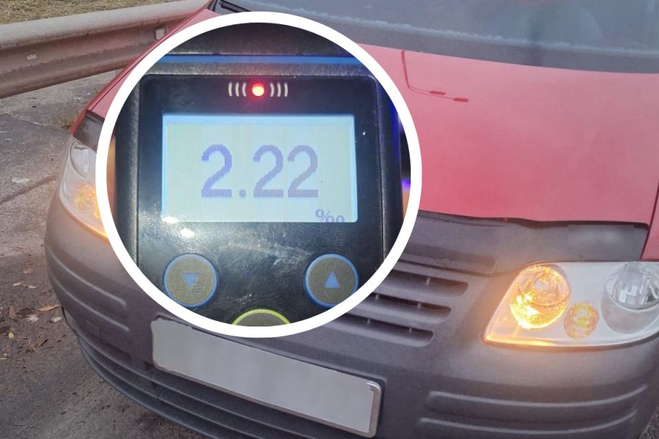 Замість 0,2 — 2,22 проміле: у Вінниці затримали п’янючого водія
