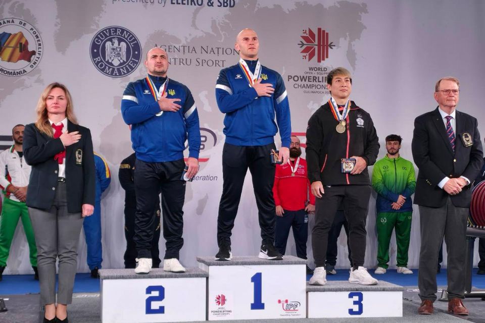 Вінничанин Віталій Коломієць у Румунії став чемпіоном світу з пауерліфтингу