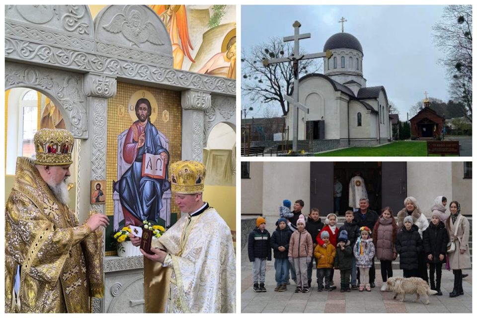 У Гайсині освятили новозбудований храм ПЦУ та провели першу літургію