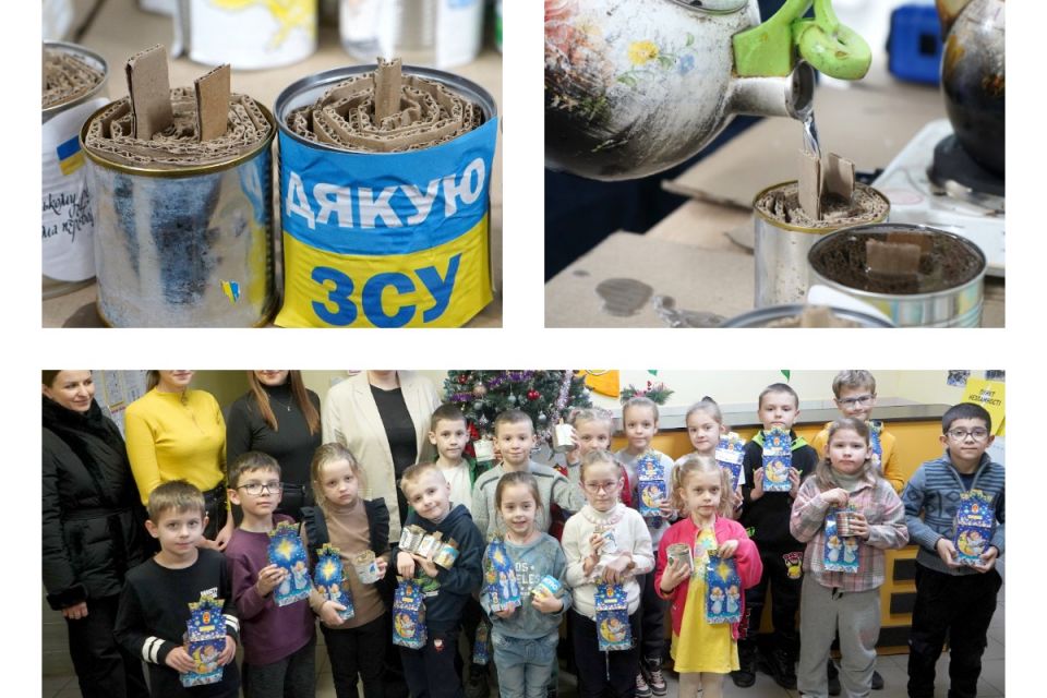 Світло з тилу: як маленькі вінничани допомагають воїнам зігрітися в окопах