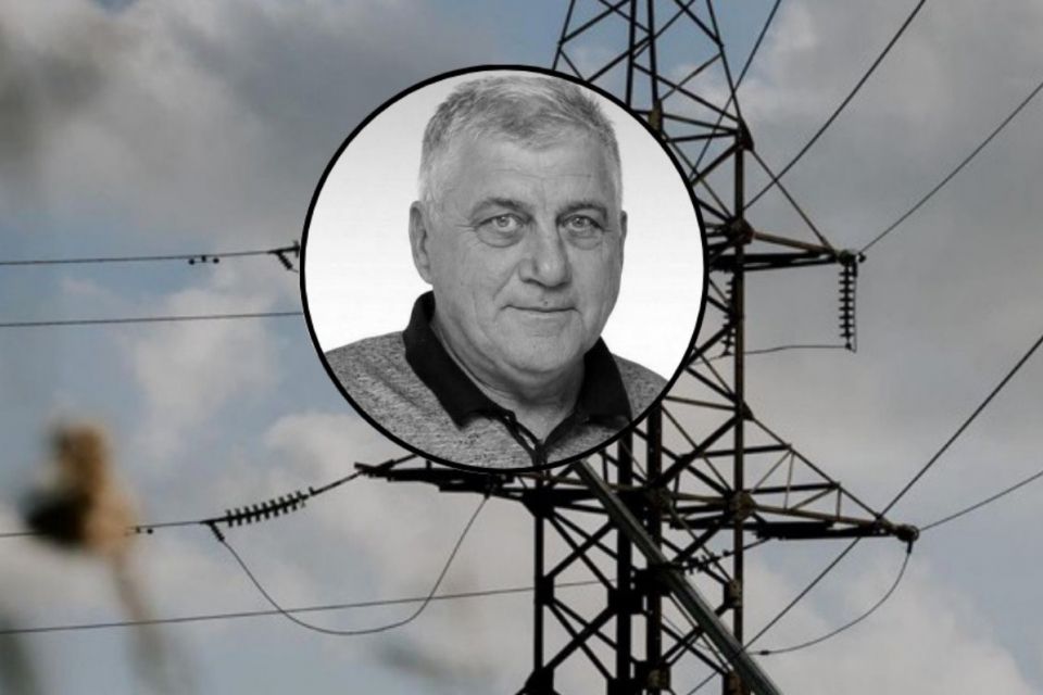 Під час аварії на лінії електромереж помер Володимир Леонтьєв, який понад 30 років віддав роботі