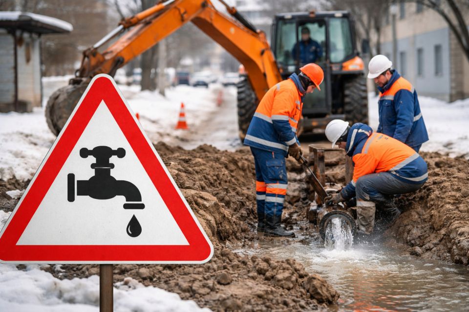 Важливо для вінничан: на яких вулицях сьогодні, 12 лютого, не буде води