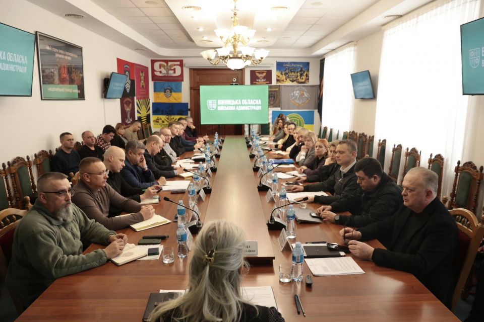 Наталя Заболотна представила колективу нову команду заступників Вінницької ОВА