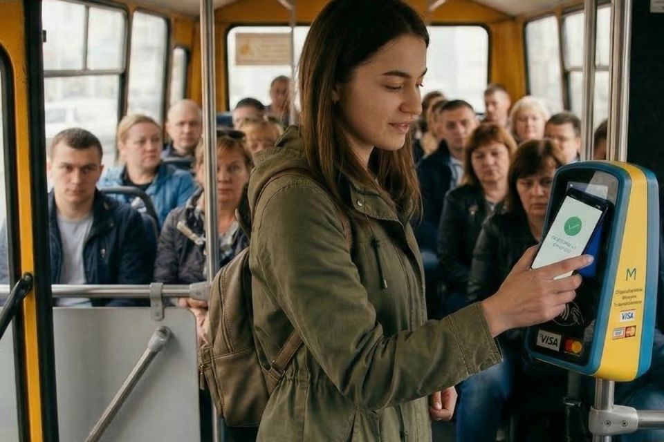 Безготівкову оплату тестують у двох маршрутках Вінниці