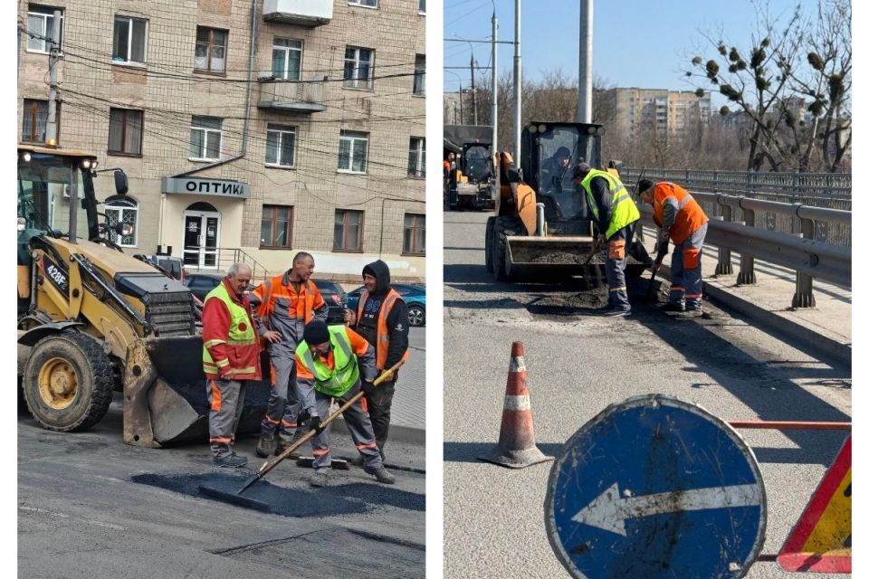 На шести локаціях Вінниці «латають» дороги. Перелік вулиць