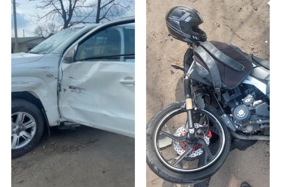 ДТП у Ямполі: 16-річний байкер та його пасажир опинилися в лікарні