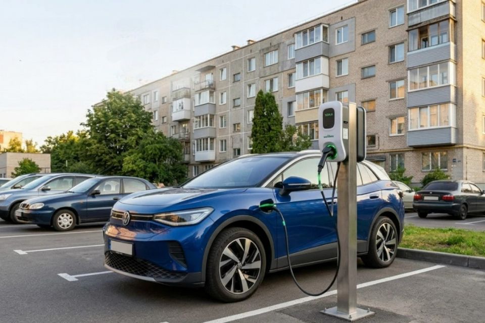 Зарядка для електрокарів у дворі багатоповерхівок? У Вінниці обговорюють новий пілотний проєкт