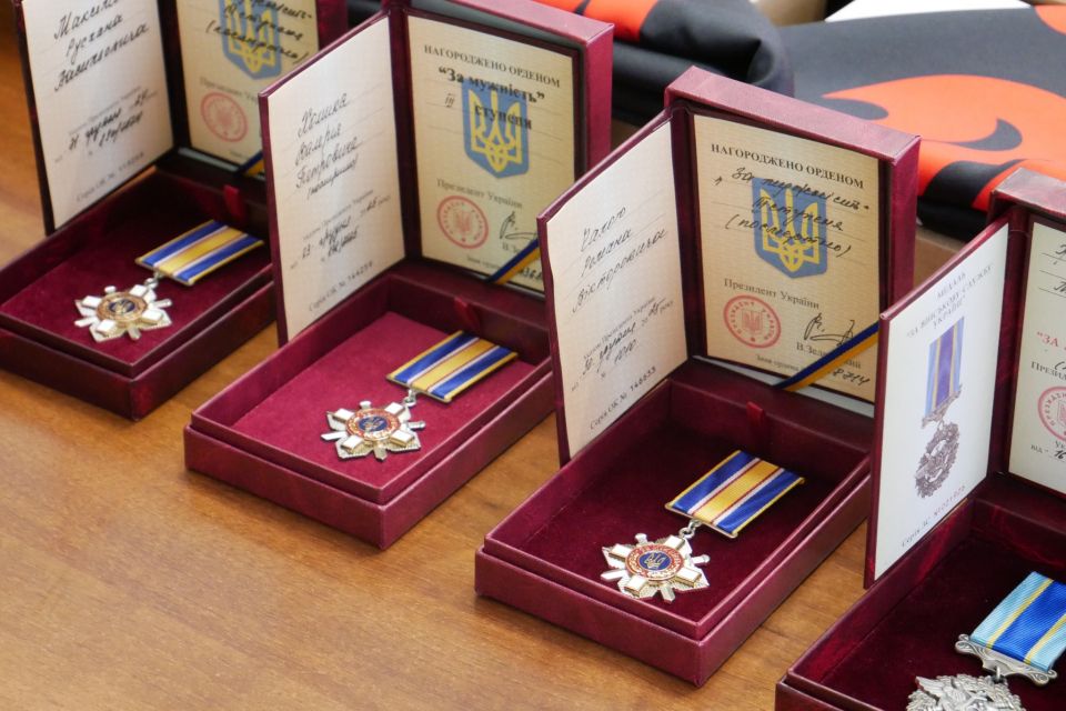 На Вінниччині сім’ям дев’яти загиблих Захисників вручили посмертні нагороди