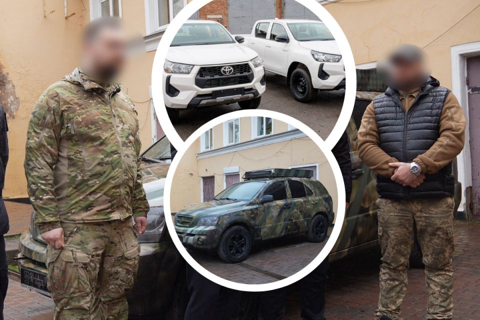 Три позашляховики поїхали на передову до вінницьких захисників