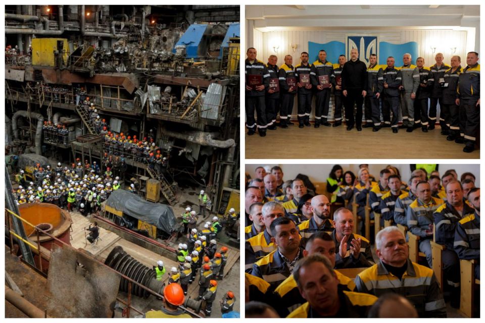 Подяка за світло. Денис Шмигаль відвідав Ладижинську ТЕС та відзначив сімох енергетиків