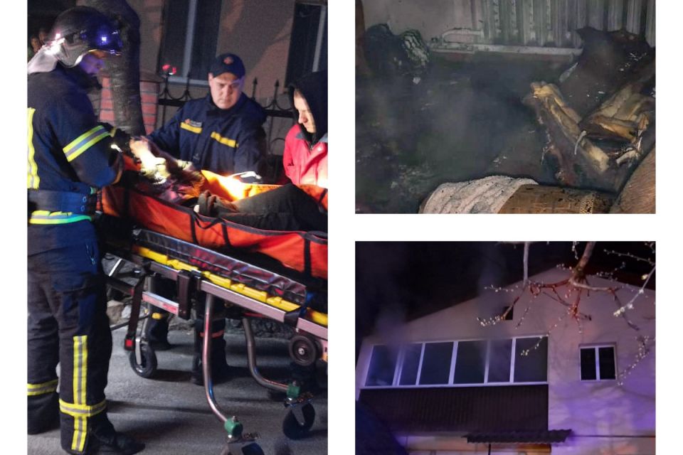 У Бершаді та Вінниці через пожежі травмувалися двоє пенсіонерів