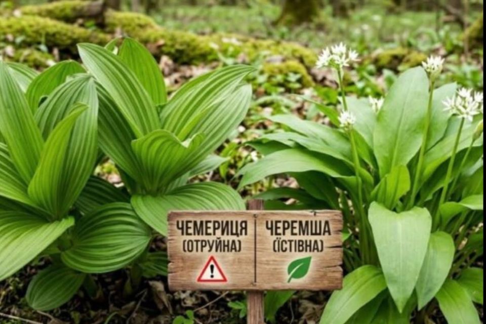 Делікатес чи смертельна пастка? Фахівці пояснюють різницю між черемшею та чемерицею