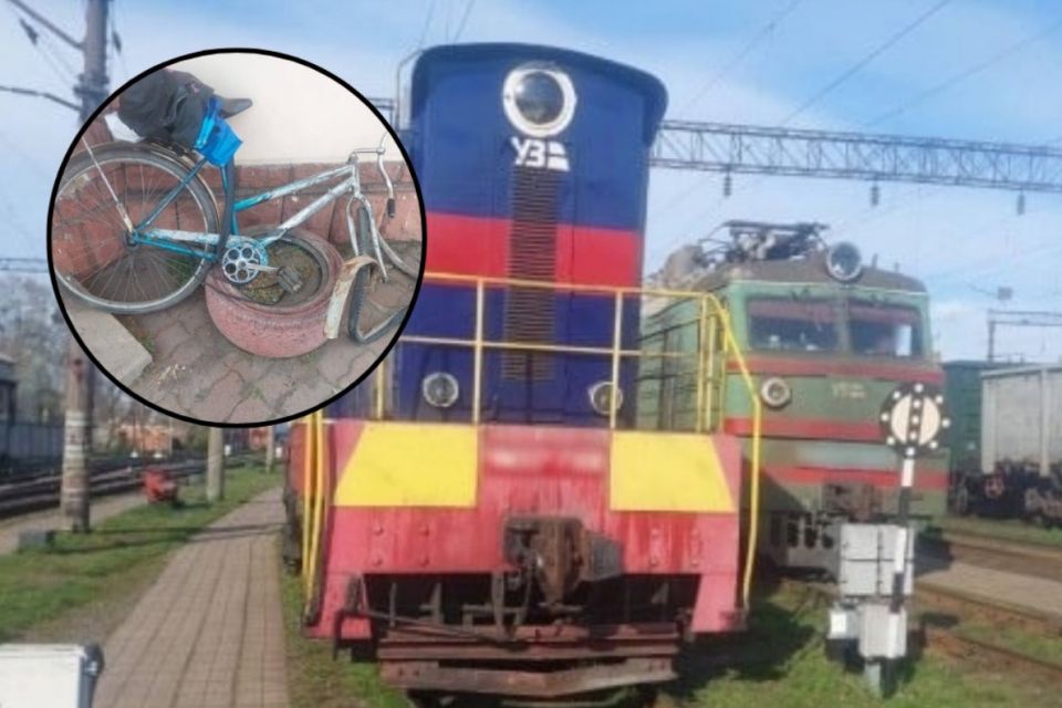 Під колеса локомотива в Козятині потрапив 82-річний пенсіонер із велосипедом