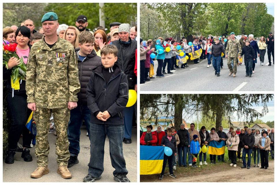Після чотирьох років полону на Вінниччині зустріли воїна Руслана Басовського