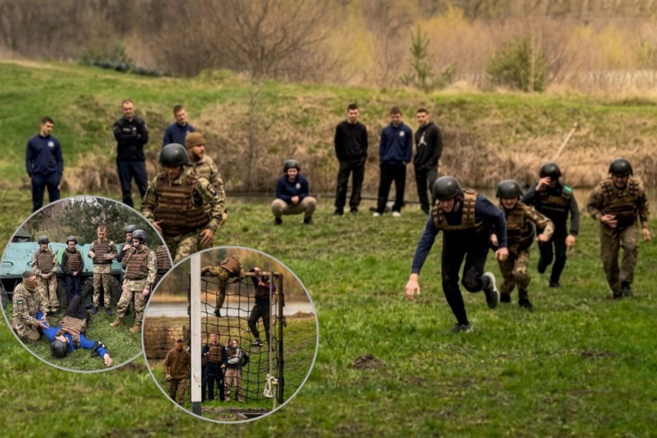 Броня, смуга перешкод і такмед: гвардійці провели масштабний вишкіл для вінницької молоді