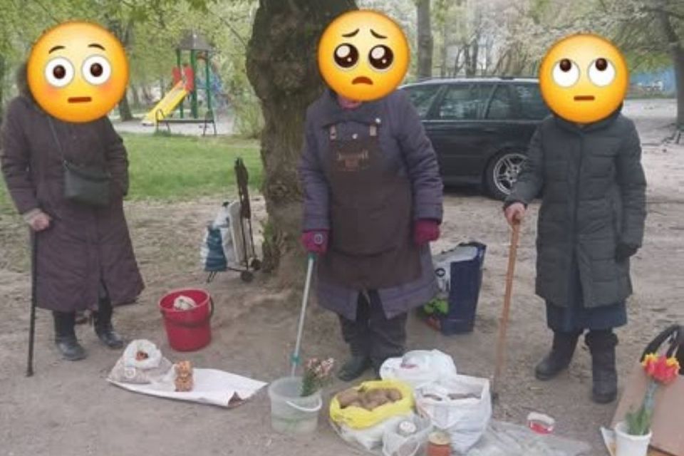 «Вибісили!» Як поліцейські і муніципальна варта «виховували» бабусю з тюльпанами і квасолькою
