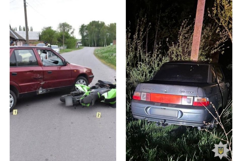 П’яний водій врізався у стовп: до лікарні забрали 16-річну пасажирку