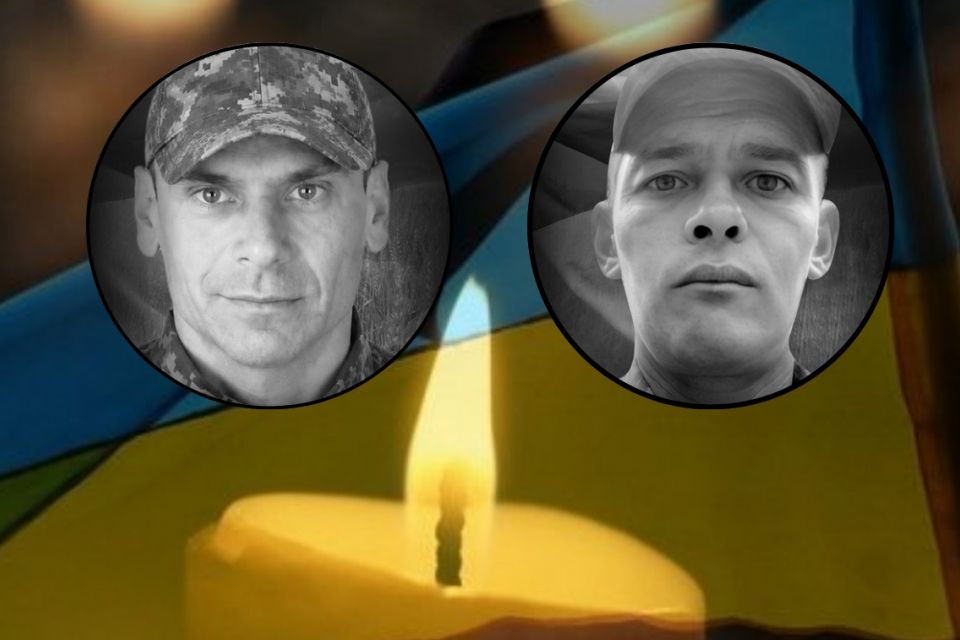 У Вінниці прощаються з двома воїнами-добровольцями Романом Стратійчуком та Олегом Остапчуком