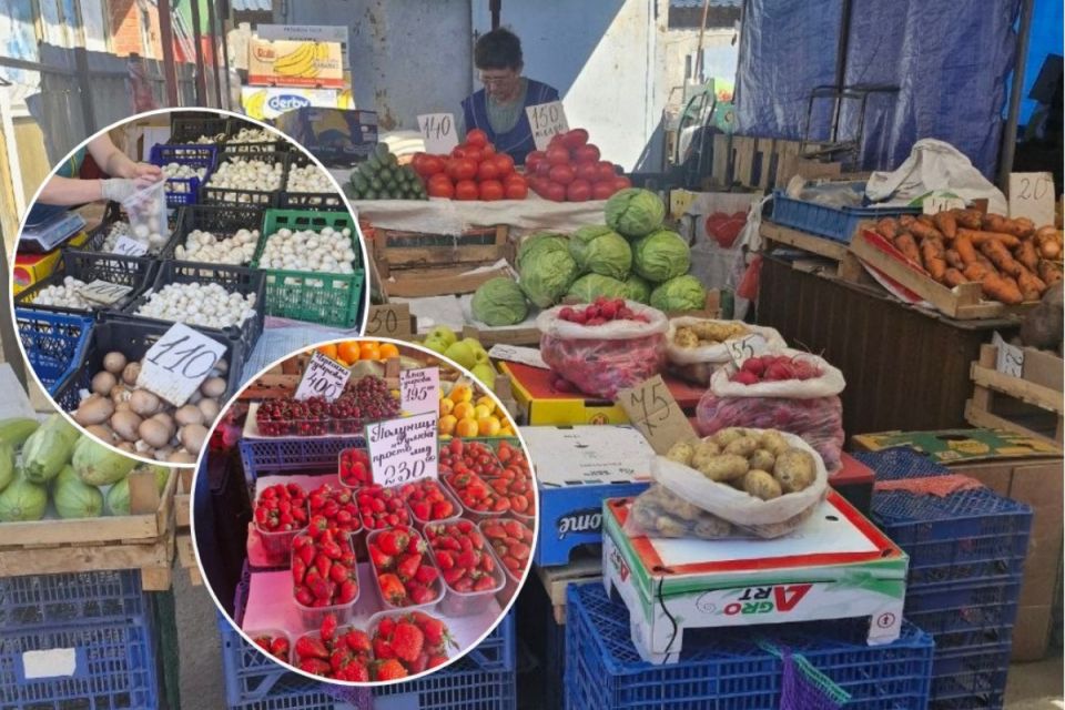 Полуниця по 230, а молода картопля — від 40 гривень. Що почім на Привокзальному ринку?