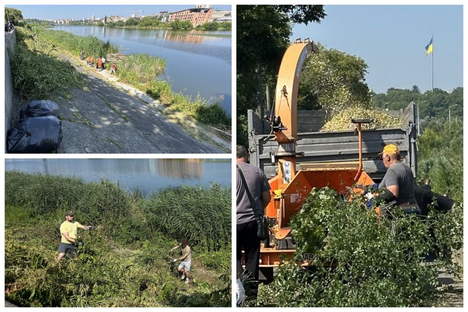 Понад пів сотні вінничан вийшли на велику толоку — приводили до ладу набережну Південного Бугу