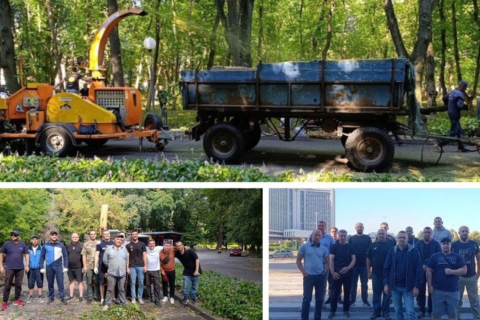 У Центральному парку провели дві толоки — прибрали сухе гілля та впорядкували територію